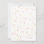 Einladung von Mason Jar zur Babydusche (Rückseite)