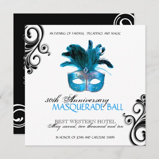 Einladung von Masquerade (Vorne/Hinten)