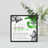 Einladung von Masquerade (Stehend Vorderseite)
