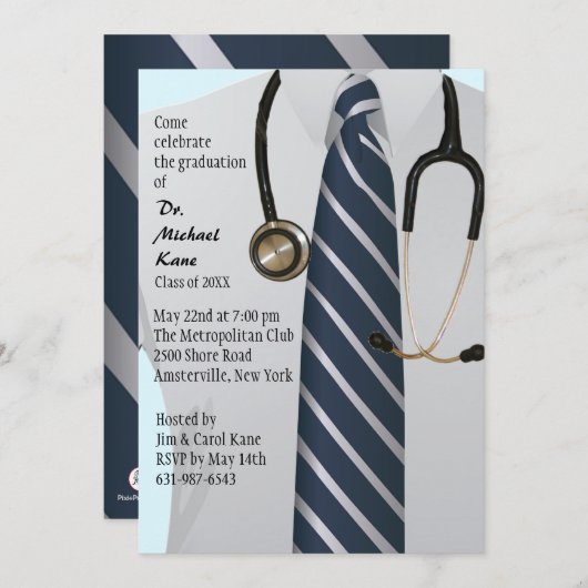 Einladung von MD Abschluss (Vorne/Hinten)