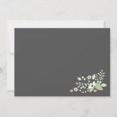 Einladung von Meadow Blooms Hochzeiten (Rückseite)