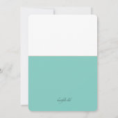 Einladung von Medizinelementen zum Abschluss (Rückseite)