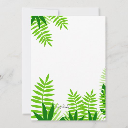 Einladung von Meeresfrüchten (Rückseite)