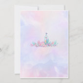 Einladung von Meerjungfrau (Rückseite)