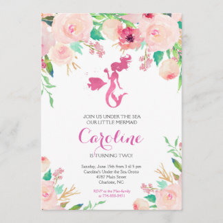 Einladung von Meerjungfrau