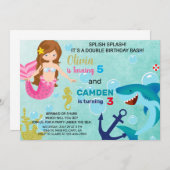 Einladung von Meerjungfrauen und Haifischern (Vorne/Hinten)