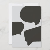 Einladung von Mens Birthday (Rückseite)