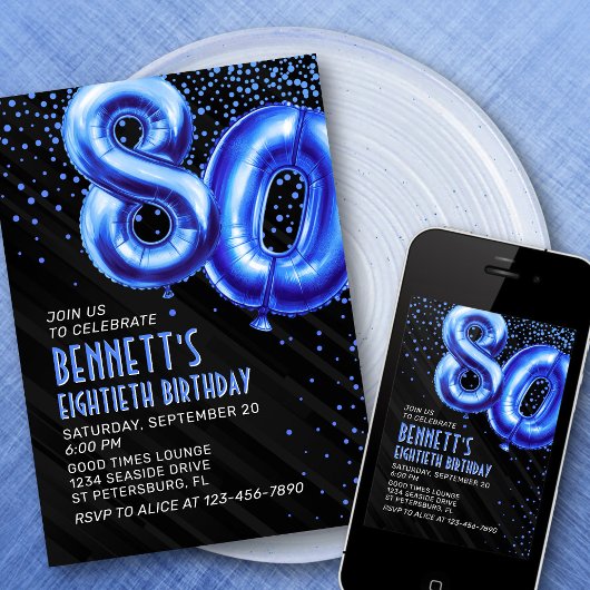 Einladung von Mens Blue zum Geburtstag