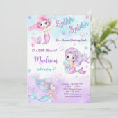 Einladung von Mermaid (Stehend Vorderseite)