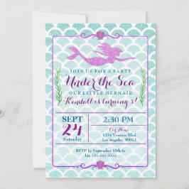 Einladung von Mermaid Girl zum Geburtstag