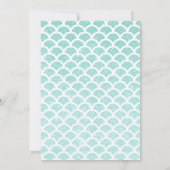 Einladung von Mermaid Girl zum Geburtstag (Rückseite)