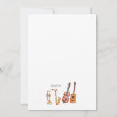 Einladung von Messing und String Instruments (Rückseite)