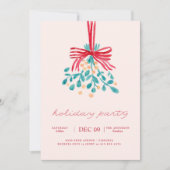 Einladung von Mistletoe Holiday Party (Vorderseite)