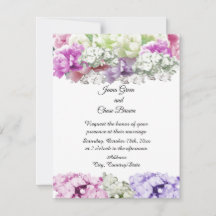 Einladung von Mixed Bouquet Floral Wedding