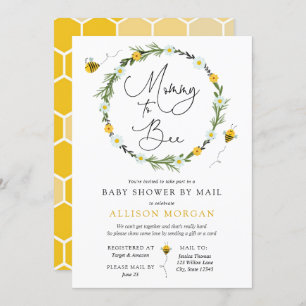 Einladung von Mommy to Bee Baby Shower per Mail