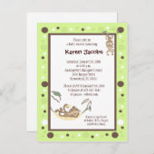 Einladung von Monkey Business Green und Brown zu P (Vorne/Hinten)