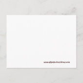 Einladung von Monkey Business Green und Brown zu P (Rückseite)