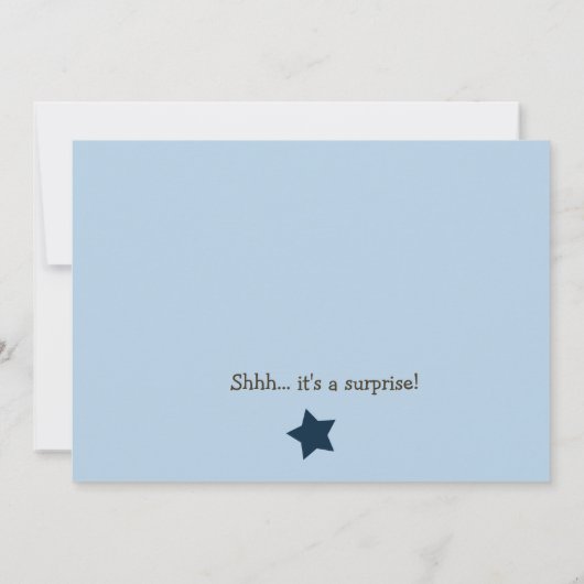 Einladung von Monkey Rocker Baby Shower (Rückseite)