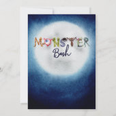 Einladung von Monster Bash (Rückseite)