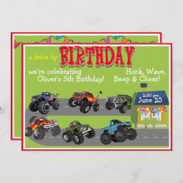 Einladung von Monster Truck By Birthday Parade