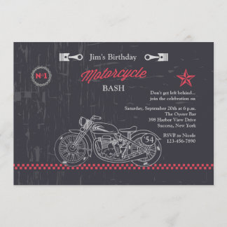 Einladung von Motorrädern