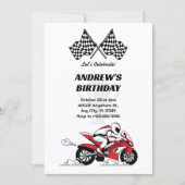 Einladung von Motorradfahrern (Vorderseite)