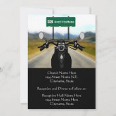 Einladung von Motorradfahrern (Rückseite)