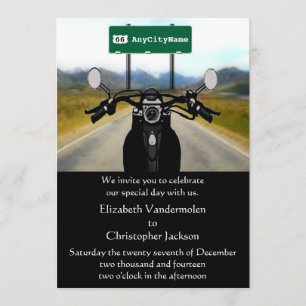 Einladung von Motorradfahrern