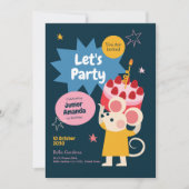 Einladung von Mouse Birthday (Vorderseite)
