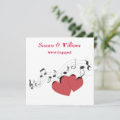 Einladung von Music Lover zu einer engagierten Par (Stehend Vorderseite)