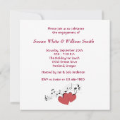 Einladung von Music Lover zu einer engagierten Par (Rückseite)