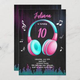 Einladung von Musical Birthday