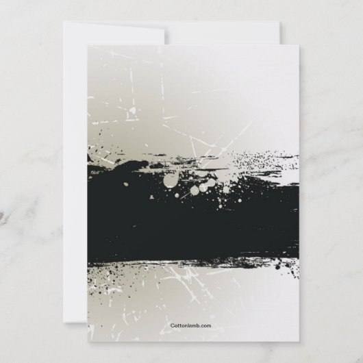 Einladung von Muskel Man (Rückseite)