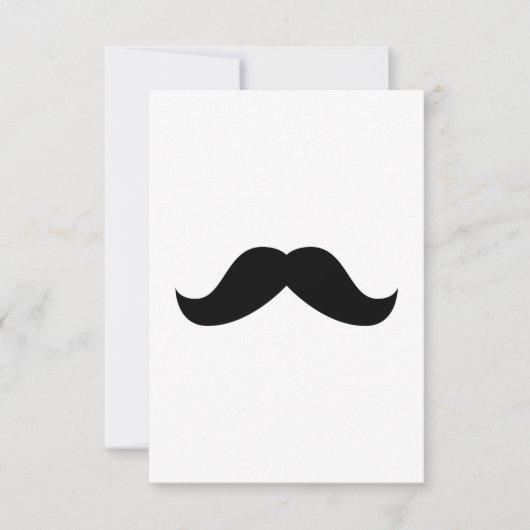 Einladung von Mustache (Vorderseite)