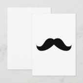Einladung von Mustache (Vorne/Hinten)