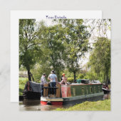 EINLADUNG VON NARROWBOATEN (Vorne/Hinten)