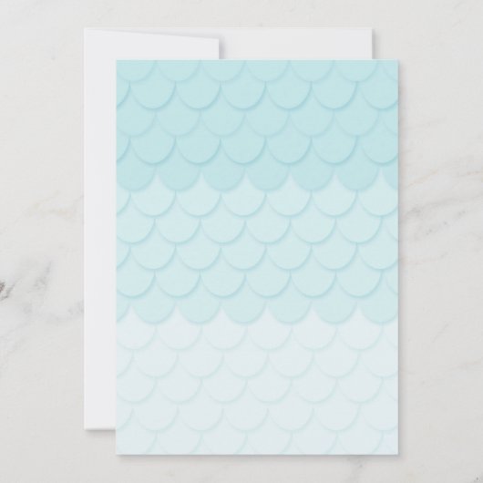 Einladung von Narwhal - Einladung von Haifisch und (Rückseite)