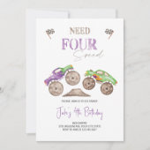 Einladung von Need VIUR Speed Lila Monster Truck (Vorderseite)