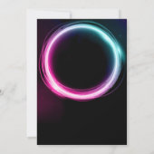 Einladung von Neon Glow (Rückseite)