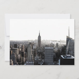 Einladung von New York City Skyline