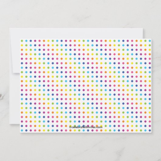 Einladung von Niedlichen Mädchen Bowling Geburtsta (Rückseite)