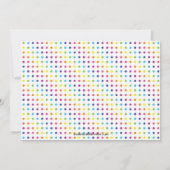 Einladung von Niedlichen Mädchen Bowling Geburtsta (Rückseite)