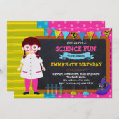 Einladung von Niedlichen Wissenschaftlern zum Gebu (Vorne/Hinten)