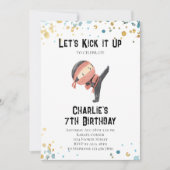 Einladung von Ninja zum Geburtstag - Ninja-Party (Vorderseite)