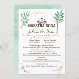 Einladung von Nuestra Boda
