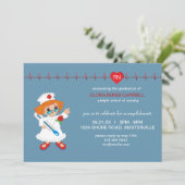 Einladung von Nurse Abschluss (Stehend Vorderseite)