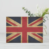 Einladung von Old Union Jack (Stehend Vorderseite)