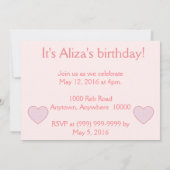 Einladung von Ooh la la Paris (Rückseite)