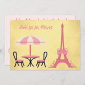 Einladung von Ooh la la Paris (Vorne/Hinten)