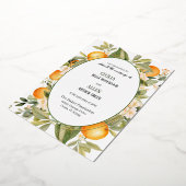 Einladung von Orang Blossom Foil (Gedreht)